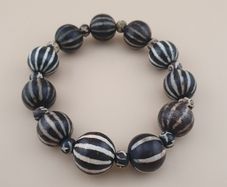 Anceint Melon desgin Burmese Pumtek Pyu Beads Bracelet