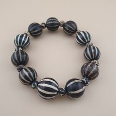 Anceint Melon desgin Burmese Pumtek Pyu Beads Bracelet