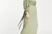 Satin Maxi Dress