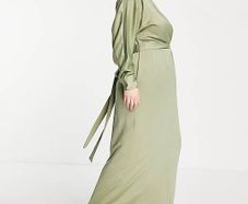 Satin Maxi Dress