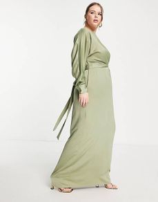 Satin Maxi Dress