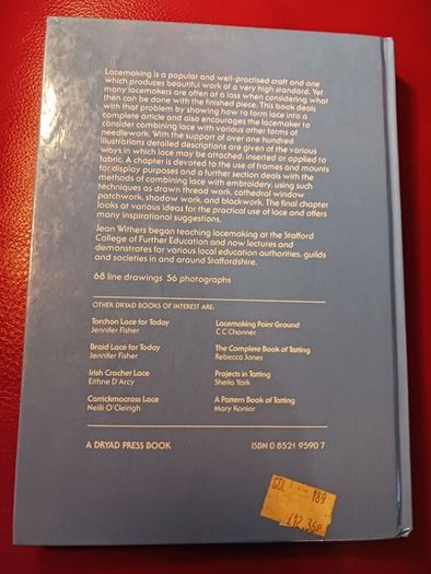 Mounting & Using Lace / Jean Withers/ 1986