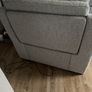 Silver grey electric armchair Image 5
