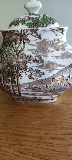 Wedgwood Teapot Country Side