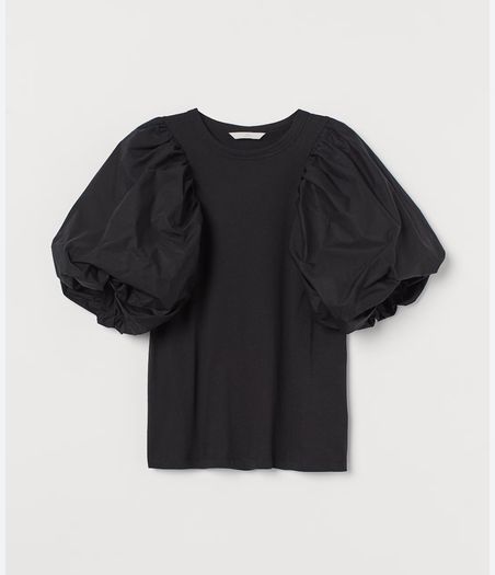 Puff-sleeved top  size S