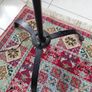 Antique French floor lamp cast iron beautiful shade works Image 4