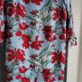 St. Oliver blue and red floral dress Sz 8UK Image 3