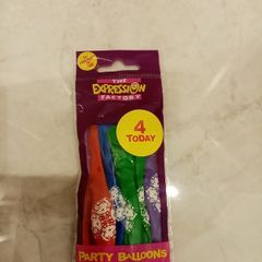 Party balloons age 4