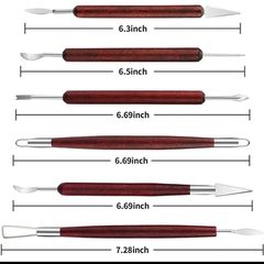 6 Double Ended Craft Sculpting Tools