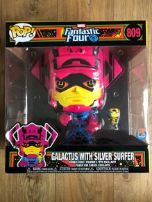 Funko Marvel: Galactus with Silver Surfer (Jumbo Blacklight)