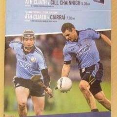 2014 - Dublin v Kilkenny Hurling League - Dublin v Kerry Football League Programmes