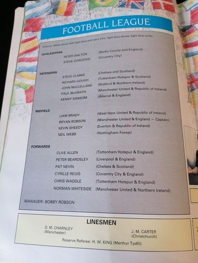 football league programme
