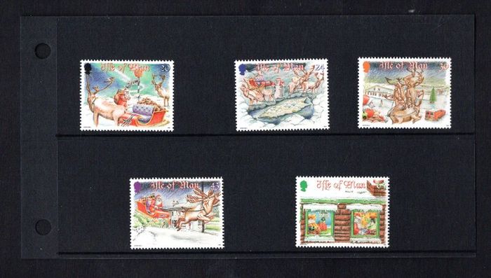 1998 Isle of Man Christmas 1998: "A very Special Delivery" Commemorative Stamps Presentation Pack
