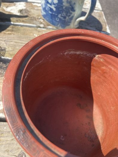 Chinese Zisha Yixing Clay Vase/brush pot