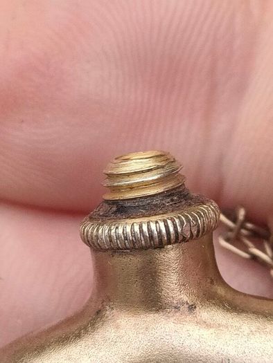 Art Nouveau Russian Gild Silver Scent Bottle