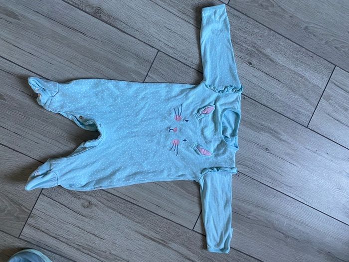 Jojo maman Bebe sleep suit aqua
