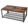 New Coffee Table Storage Shelf Industrial Antique - FREE P&P Image 5