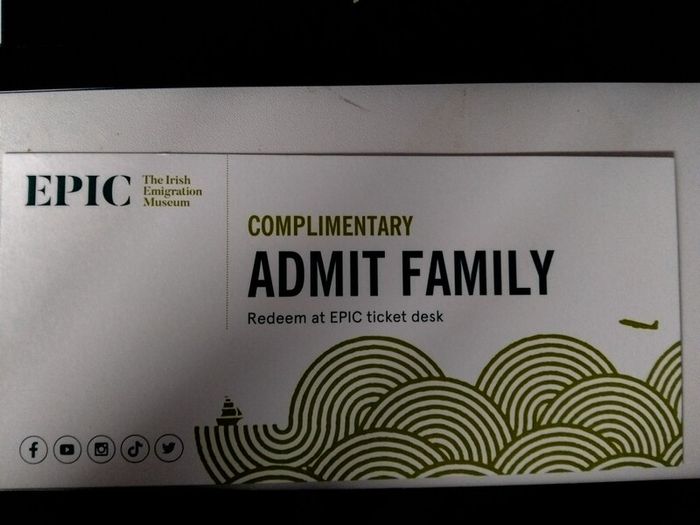 FOR CHARITY - Family Admission to EPIC the Emigration Museum