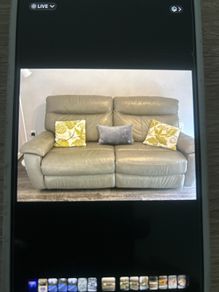 3 seater leather recliner sofa