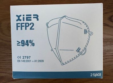 FFP2  Masks Box (x25 Masks)