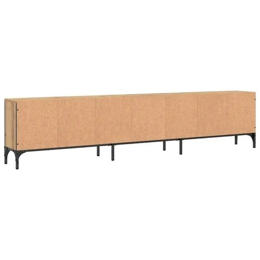 TV Cabinet with Drawer Artisan Oak 200x25x44 cm Engineered Wood