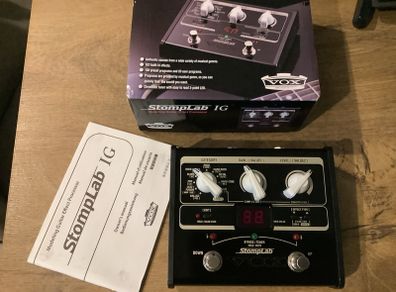 Vox SL1G StompLab IG Guitar Multi-Effects Modelling Pedal box