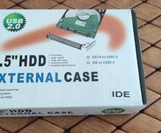 external case 2.5" HDD