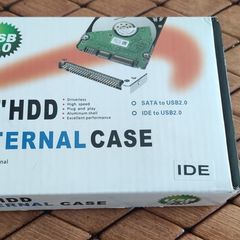 external case 2.5" HDD