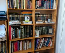 Two bookcases