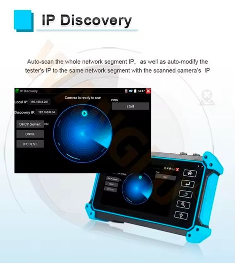 Network and CCTV Multifunction Android Testing Tool