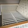 King sized solid timber bed frame and mattress Image 5