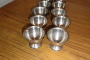 Stainless Steel Egg Cups x 7 for Sale