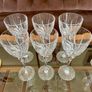 Vintage Italian Lead Free Crystal Wine Glasses RCR x 7 Image 2