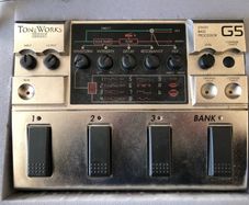 Vintage Korg G5 bass synth pedal.