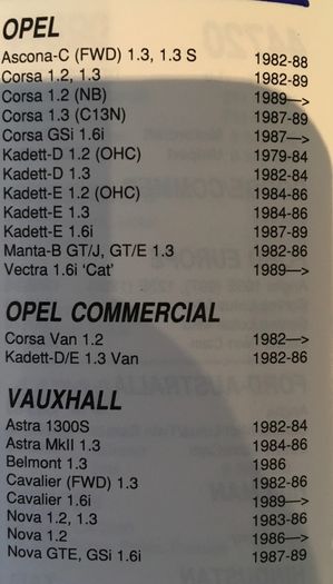 Opel / Vauxhall Distributor cap 44850