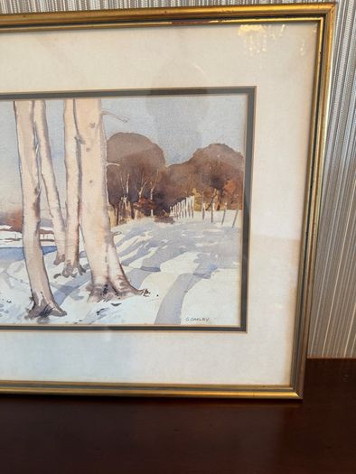 G. Oakley. 4 Original Watercolours. Framed. Irish Artist. Rural Scenes.