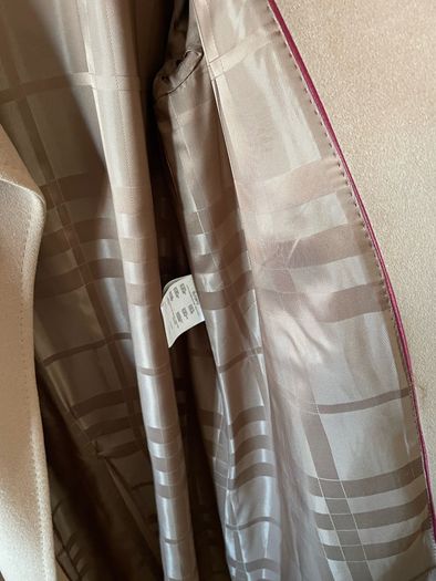Burberry wool camel coat