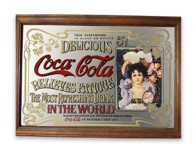 Vintage Coca Cola mirror