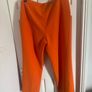 BNWT orange loose fit full length pants size UK20 EU48 Free post Image 4