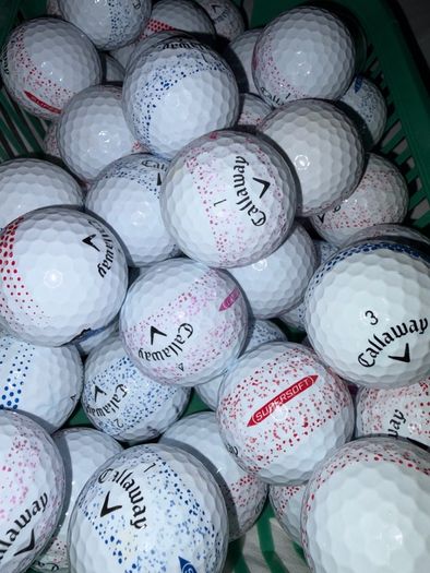 Callaway Supersoft Splatter Design Golf Balls Grade A/B