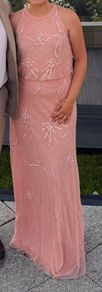 Salmon Evening dress / Evening gown