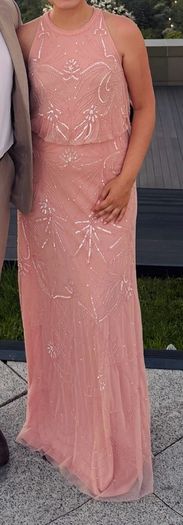Salmon Evening dress / Evening gown