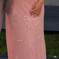 Salmon Evening dress / Evening gown