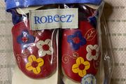 Brand new Robeez leather baby shoes 0-6mths