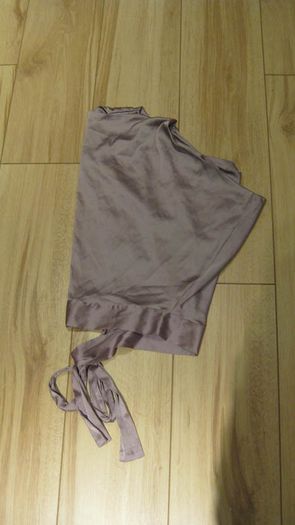 CBR ladies lilac/mauve/mink colured satin style top size medium