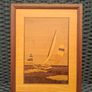 Framed & signed Wood Marquetry inlay Art piece Image 8