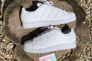 Classic Adidas Superstar White Cream