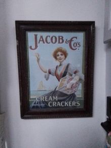 Jacob's Cream Cracker advertisement Framed Print