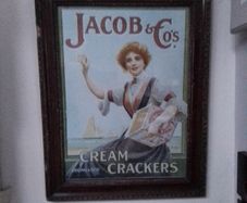 Jacob's Cream Cracker advertisement Framed Print