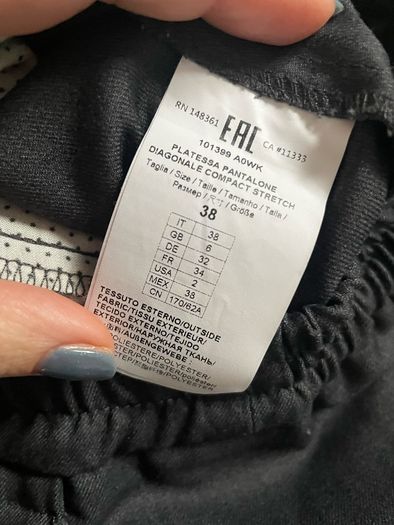 Pinko grey trousers size 8